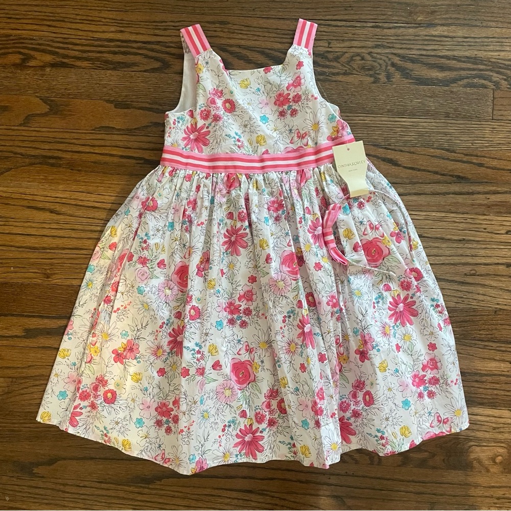 Cynthia Rowley Kids Floral Dress Size 7 NWT